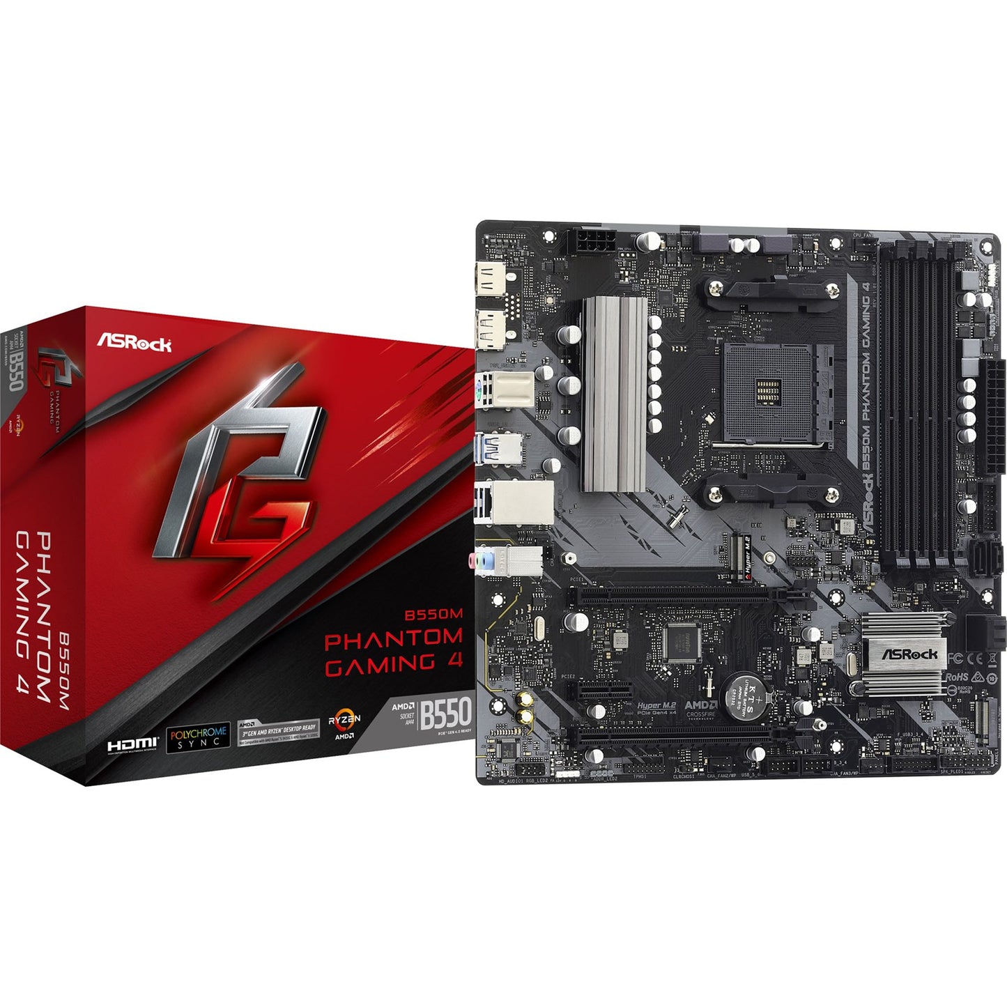 Mother Asrock B550M Phantom Gaming 4