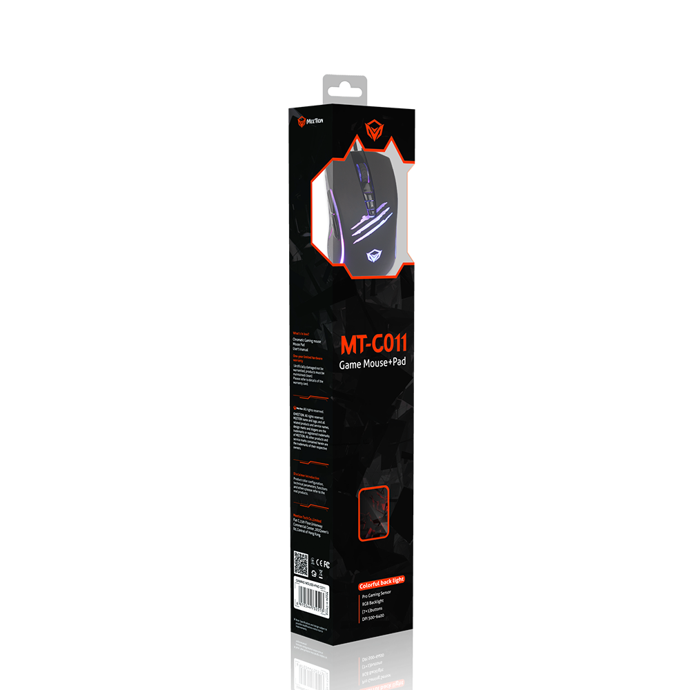 Mouse + Mousepad Meetion MT-C011