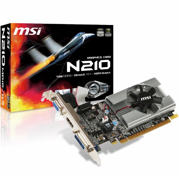 Tarjeta de Video MSI N210 1G GDDR3