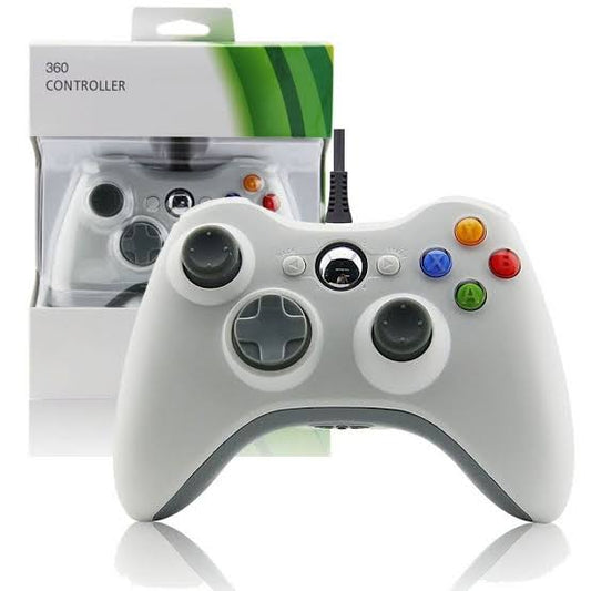 Mando Xbox 360 WHITE Compatible Cableado