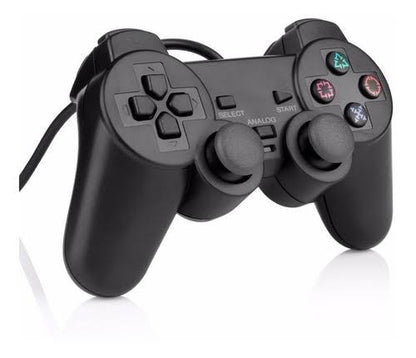 Mando PS2 Black Cableado Compatible